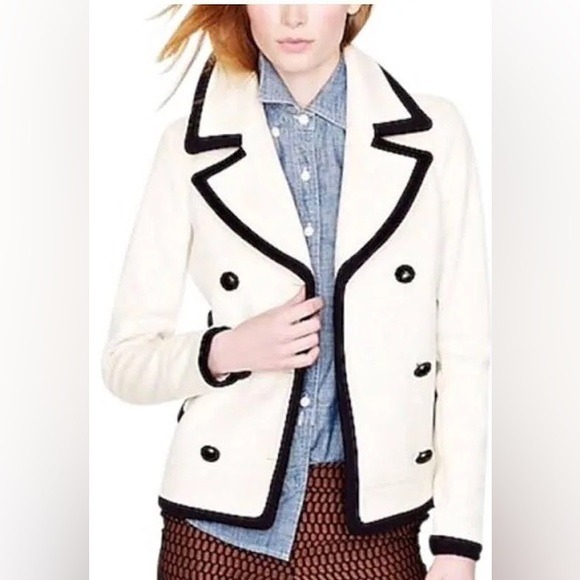 NWT J.Crew Women's Wool Peacoat. - Picture 14 of 14